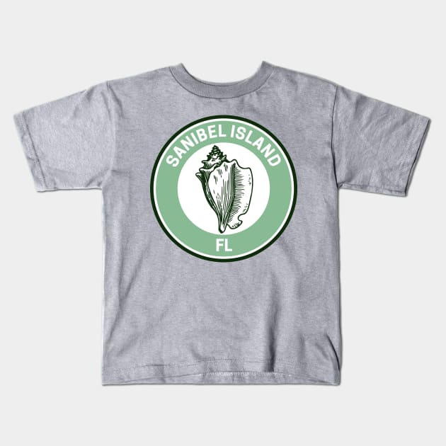 Sanibel Island Florida Kids T-Shirt by fearcity